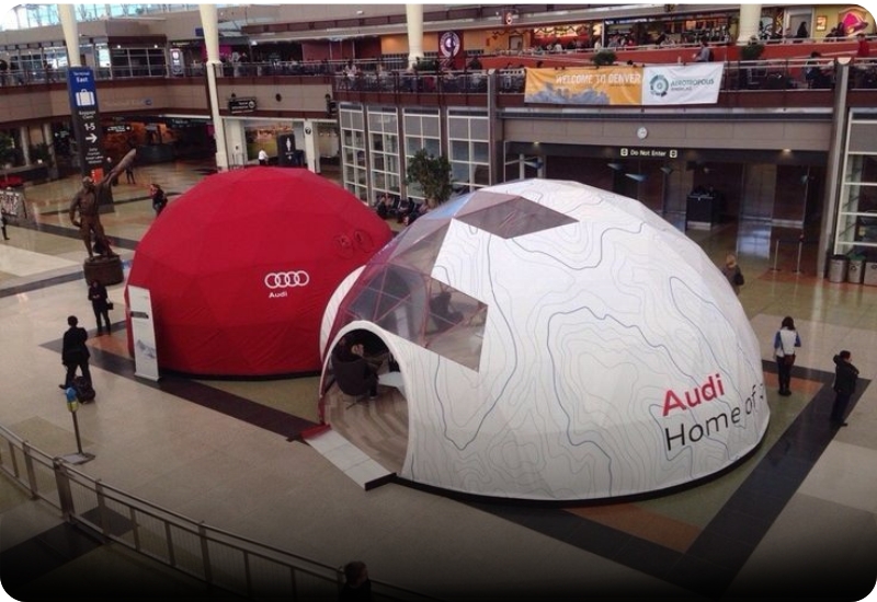 8Domo geodésico para evento BTL